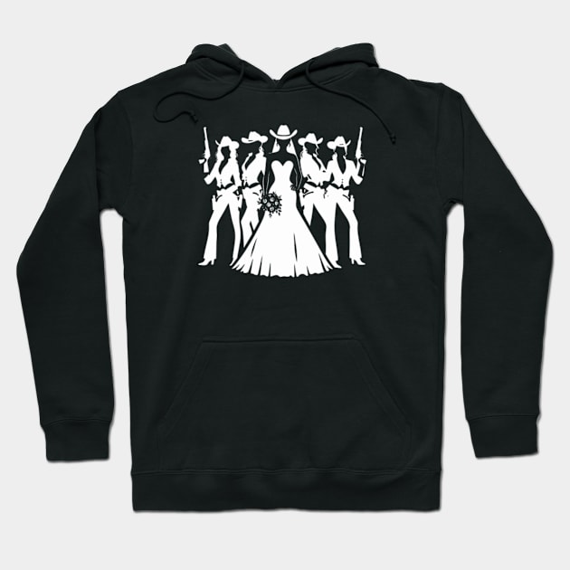 Cowgirl Bride and Bridesmaids Hoodie by EverBride